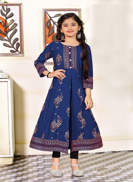 Banwery Princess V 2 Wholesale Girls Kids Kurti Collection
 Catalog